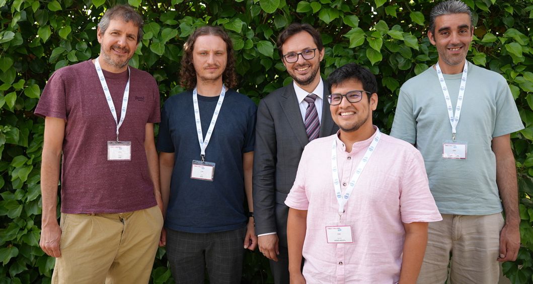 The full team present at the event